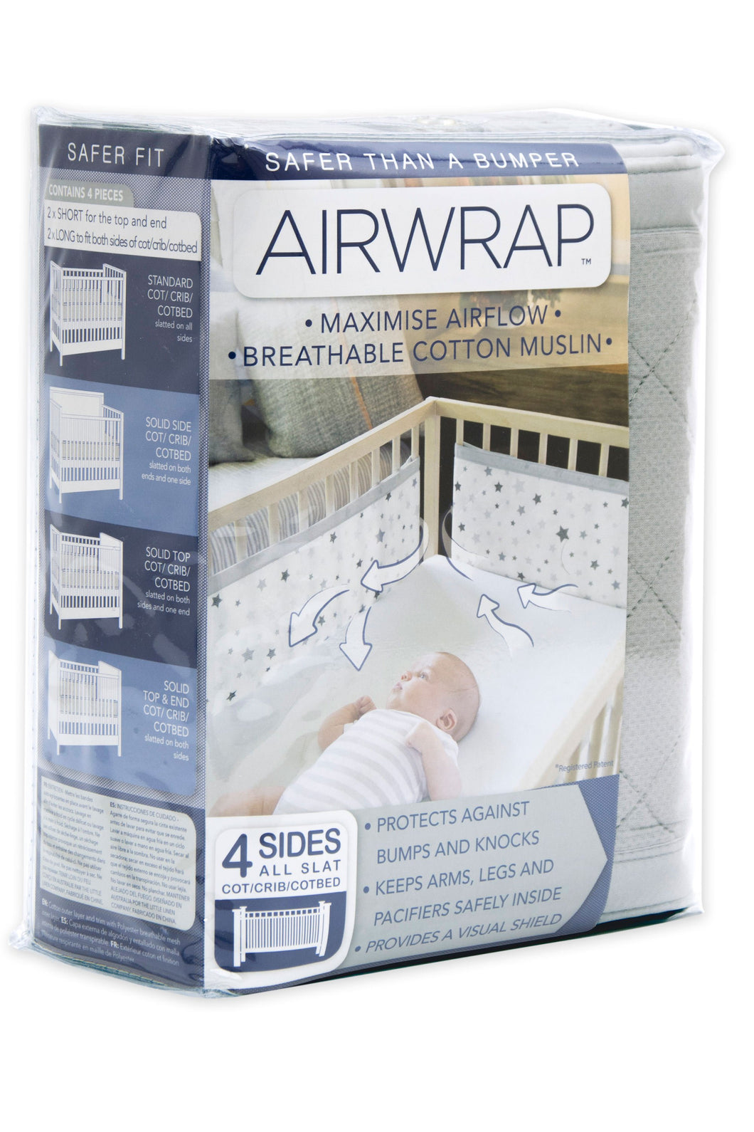 Airwrap mesh 4 sides white